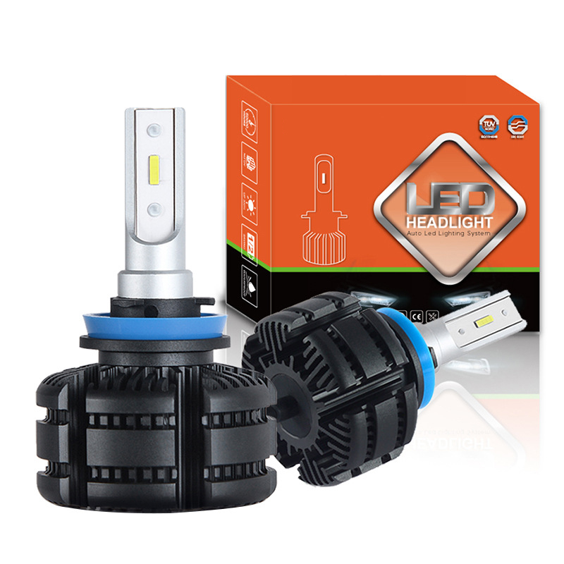 DC 9-36V 18W/bulb Waterproof LED Car Headlight Bulb H11 H8 H9 9005 HB3 9006 HB4 and H16 3600lm Auto Bulb Headlamp, 2pcs/pack